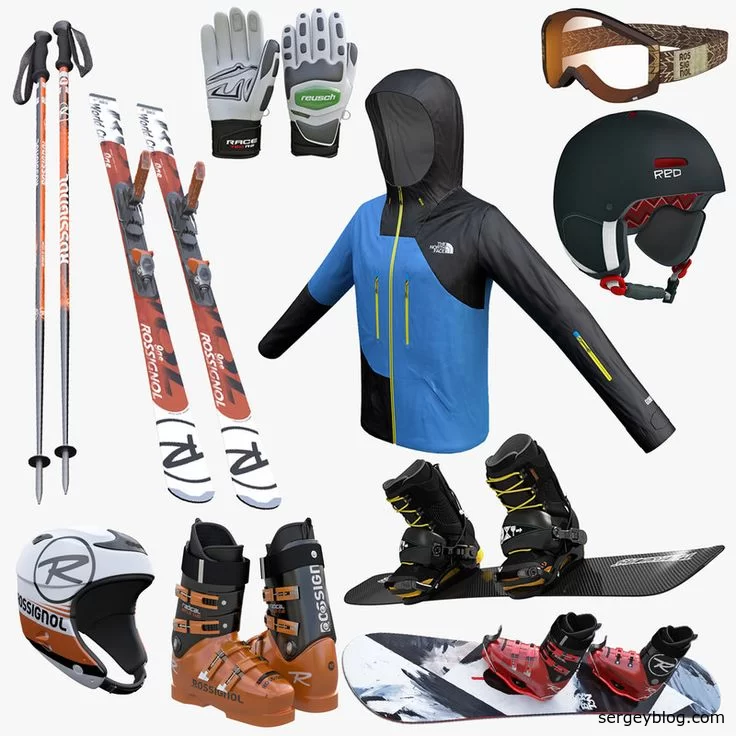 Экипировка и оборудование для катания на лыжах